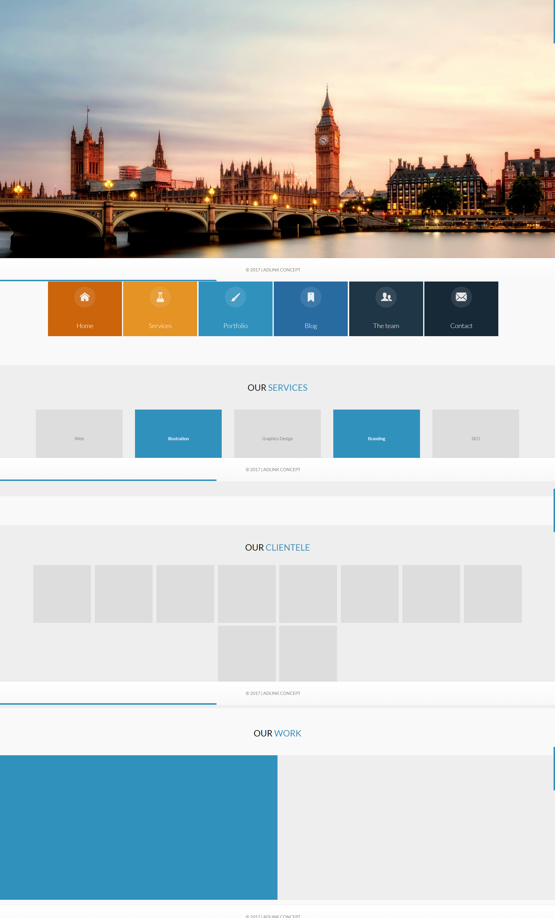 Responsive HTML Template SourceCodester